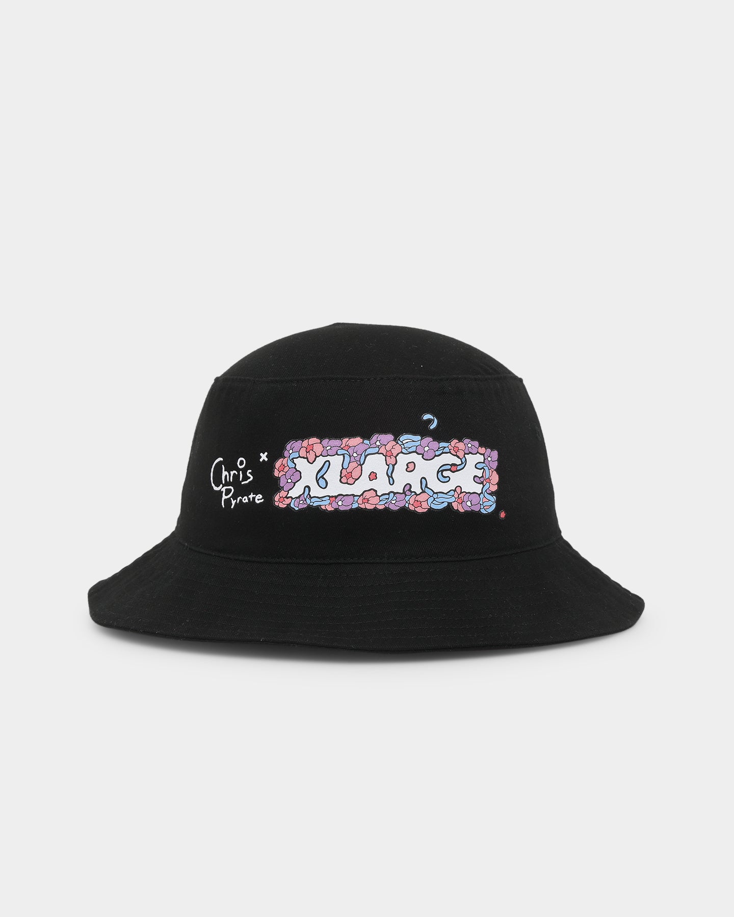 X-Large X Chris Pyrate Bucket Hat Black