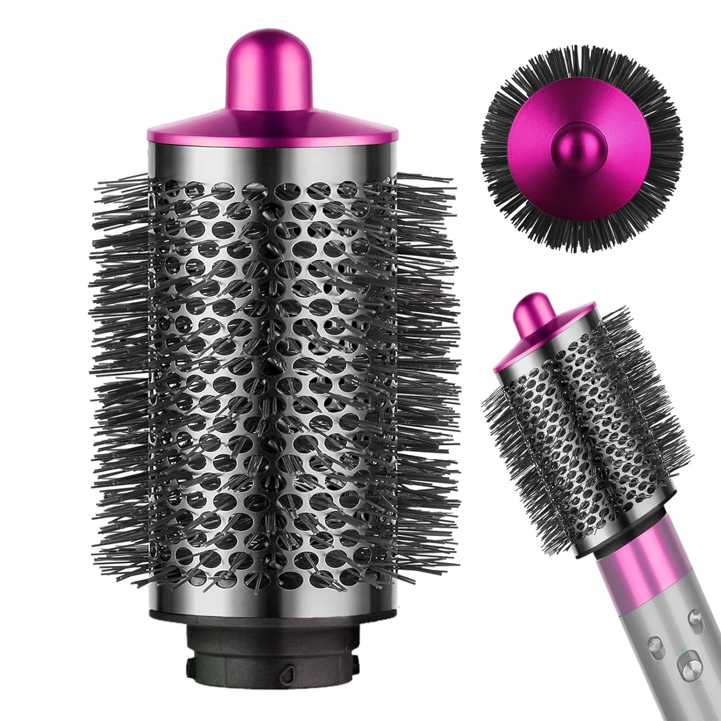YTCHYYSK Large Round Volumizing Brush for Dyson Airwrap Accessories Bigger Oval Round Brush Volumizer Attachment Tool, Rose