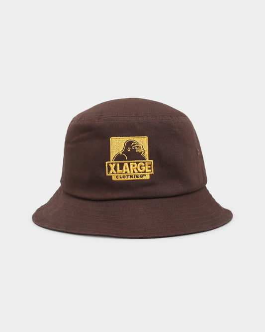 X-Large 91 Bucket Hat Chocolate/Gold