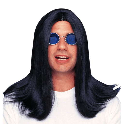 18" Deluxe Parted Hippy Unisex Wig